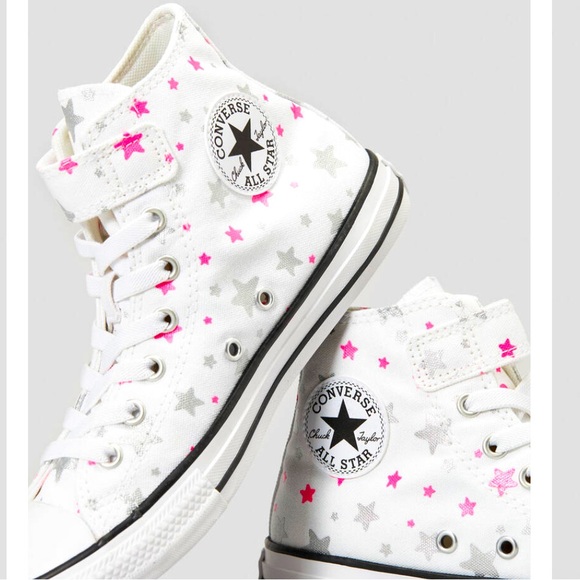 Converse Other - Converse Chuck Taylor All Star Easy On Sparkle Party sneakers size 12, EUC